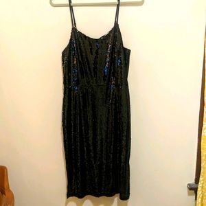 Everly sequin slip dress